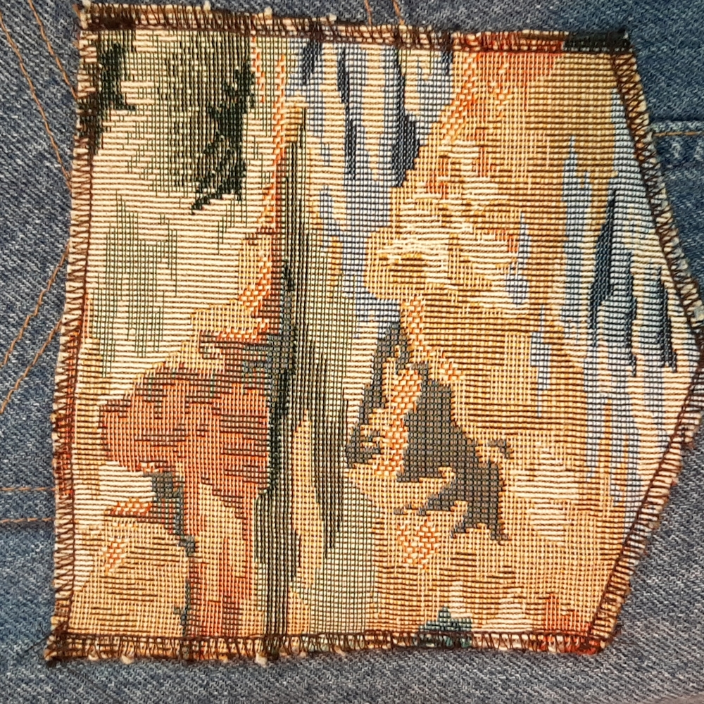 Rag retro boho multi fabric vest - Picture 6 of 8